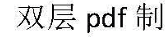 双层pdf制作手册