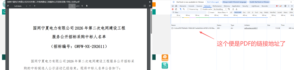 国网平台中标公示PDF无法下载?3招教你轻松搞定!